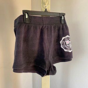 Pink navy blue shorts